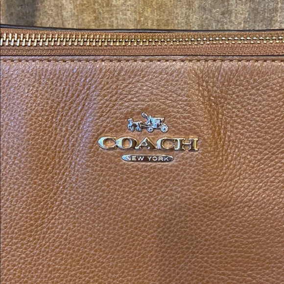 COACH Jet Set genuine leather shoulder Bag - Picture 3 of 10